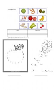 English Worksheet: vegetables