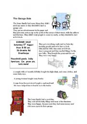 English Worksheet: Garage Sale