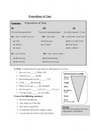 Prepositions of Time