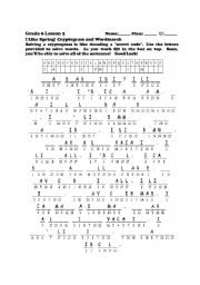 Seasons Cryptogram