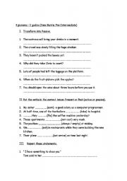 English Worksheet: Mixed exercises passive and reported speech
