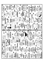 English Worksheet: food pictionary