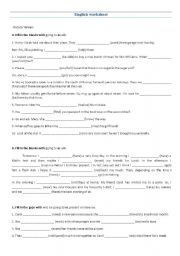 English worksheet: Future 