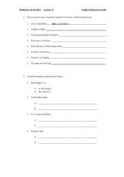 English worksheet: End of year Revision Material