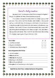 English Worksheet: Present SimpleTense Rewiew