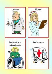 English Worksheet: Medical flashcards