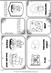 English Worksheet: Mini Pirate Book