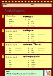 How to form different plurals.