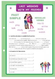 PAST SIMPLE- Regular verbs!