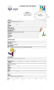 English worksheet: vocabulary about a text (you can use as an idea to do in any text)