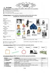 English Worksheet: Writing Task