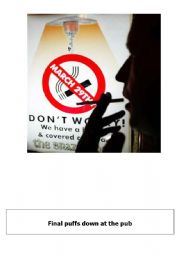 English Worksheet: Ban against smoking