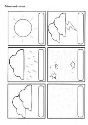 English Worksheet: the weather