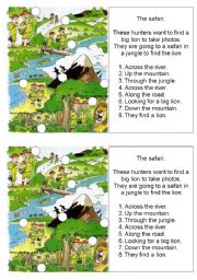 English Worksheet: The safari