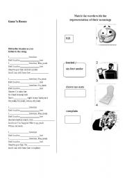 I Used To Love Her Guns N Roses Worksheet Esl Worksheet By Vanypaz