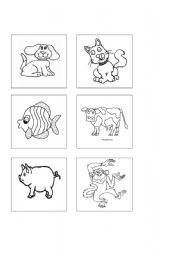 English Worksheet: Animal Memory