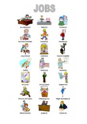 English Worksheet: JOBS