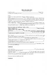 English Worksheet: Meet me Half way