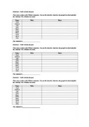 English worksheet: Detective - verb to be in the past
