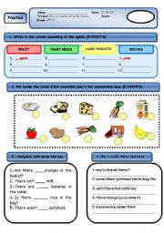 English Worksheet: countable and uncountable