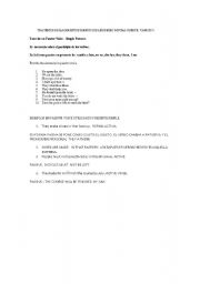 English Worksheet: EXERCISES IN PASSIVE VOICE.