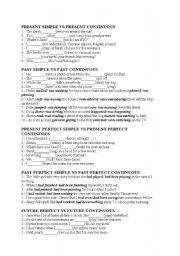 English Worksheet: Bits of grammar exercises