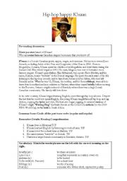 English Worksheet: Knaan