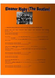 English Worksheet: Eleanor Rigby - The Beatles