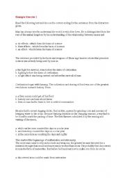 English Worksheet: THE BEGINNINGS OF SCIENCE