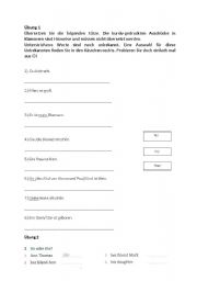 English Worksheet: Description and starting pronouns