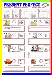 English Worksheet: Present Perfect - Already & Yet