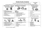 English worksheet: parent newsletter