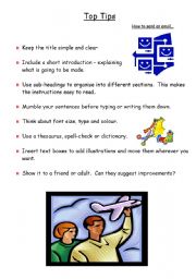 English worksheet: Instructions