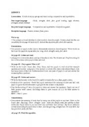 English worksheet: Lesson Plan about MUSIC