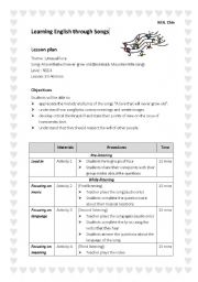 English Worksheet: A love that will never grow old