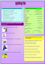 English Worksheet: GOING TO