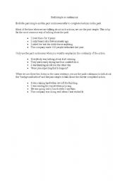 English worksheet: Past Simle or Continuous