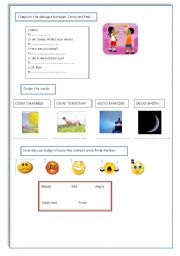 English worksheet: vocabulary