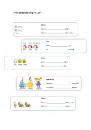 English Worksheet: Comparatives as...as