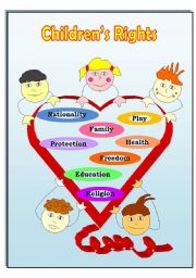 English Worksheet: Childrens Rights Poster