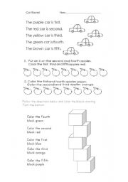 English Worksheet: Ordinal Numbers