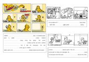 English Worksheet: Comple Garfield Comic