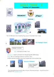 English Worksheet: An old Italian Lady & its monuments & Patron Saint  (part 2)