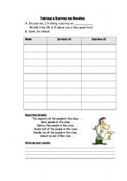 English worksheet: talking about movies