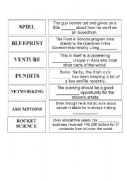English Worksheet: Business vocabulary