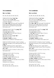 English worksheet: Song Activity