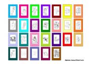 Mini-Alphabet Animal Flashcards