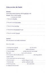 English Worksheet: Passive