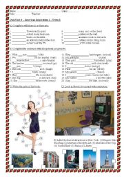 English Worksheet: American Inspiration - Quiz Unit 4