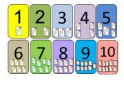 English worksheet: number line